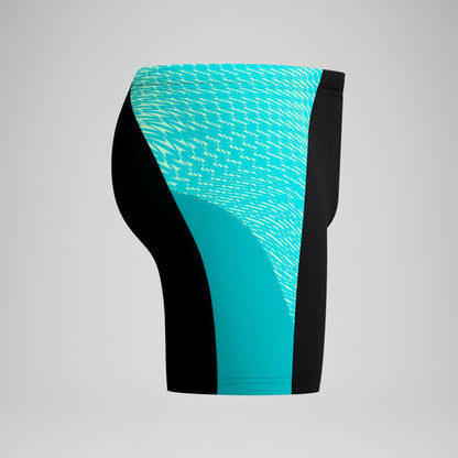 Speedo Endurance+ MAX Splice Mid Jammer Black/Turquoise