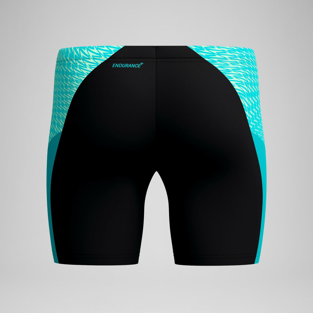 Speedo Endurance+ MAX Splice Mid Jammer Black/Turquoise