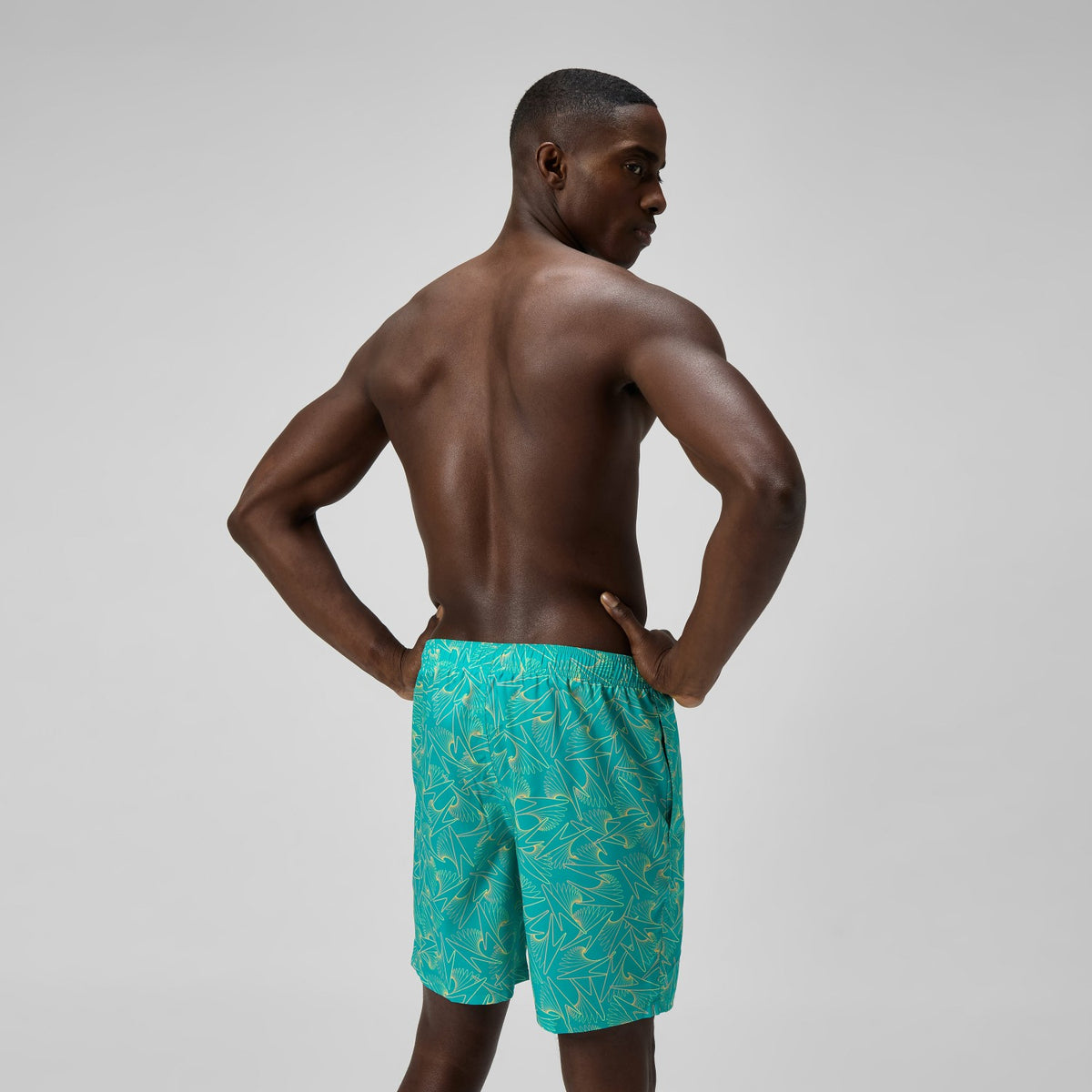 Speedo Xpress Lite Allover Swim Shorts Turquoise