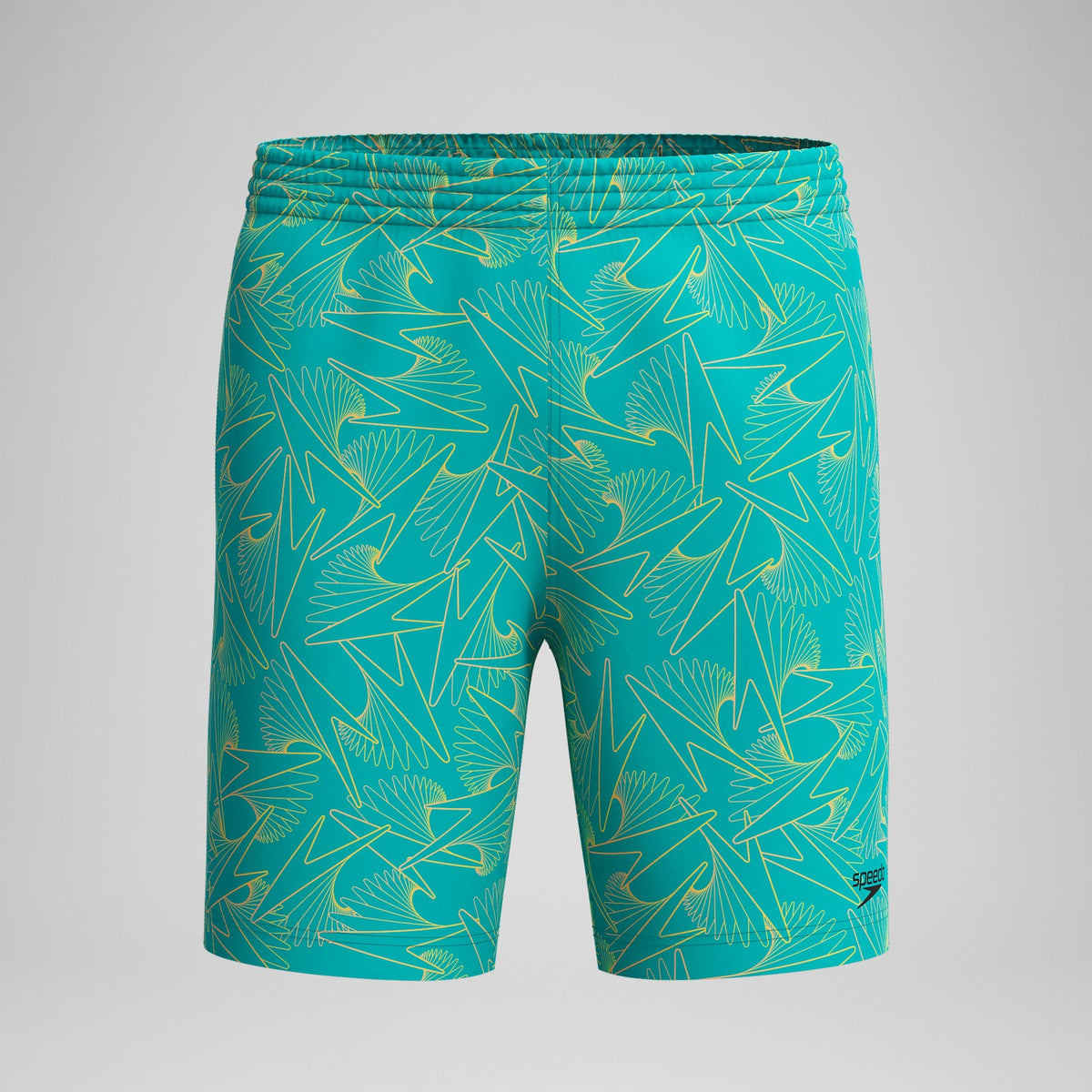 Speedo Xpress Lite Allover Swim Shorts Turquoise