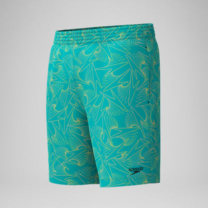 Speedo Xpress Lite Allover Swim Shorts Turquoise
