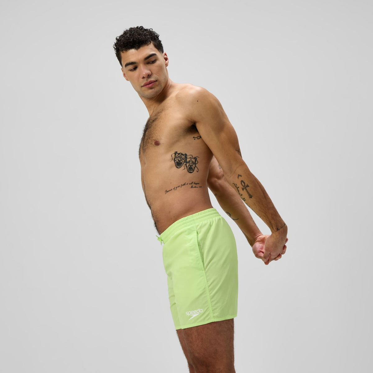 Speedo Essential Solid Swim Shorts Green