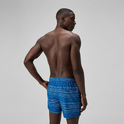 Speedo Redondo Edge Printed Swim Shorts Blue