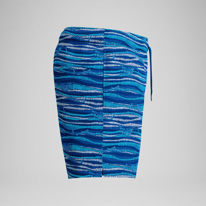 Speedo Redondo Edge Printed Swim Shorts Blue