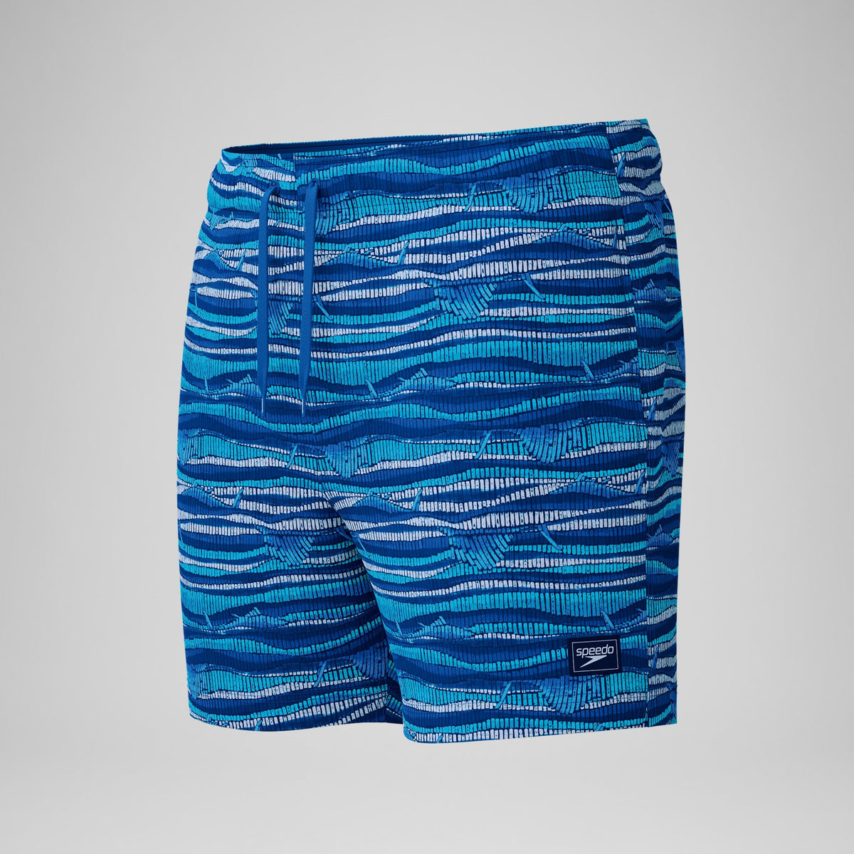 Speedo Redondo Edge Printed Swim Shorts Blue
