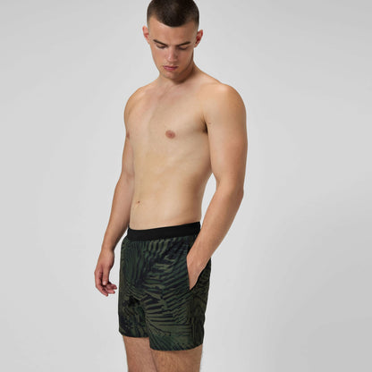Speedo Print Volley Swim Shorts Green