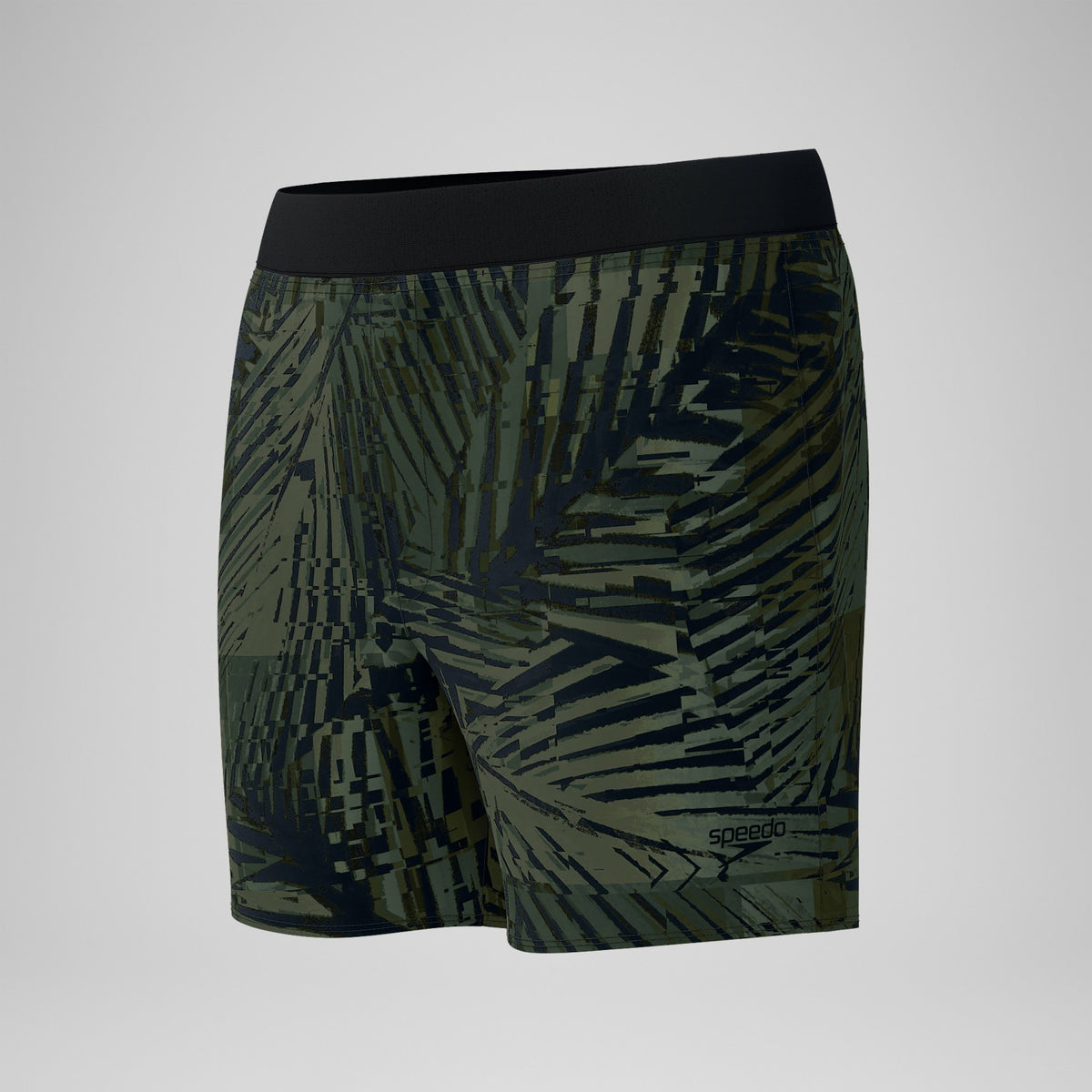 Speedo Print Volley Swim Shorts Green