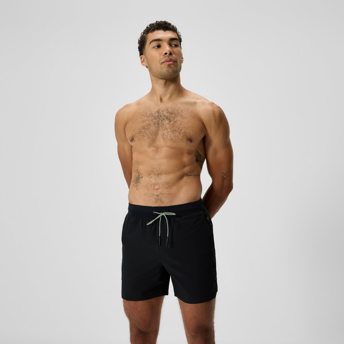 Speedo Never Stop Solid Swim Shorts Black