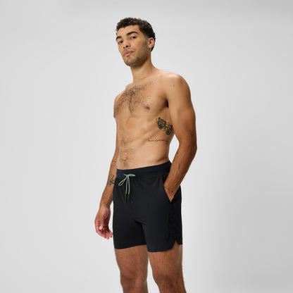 Speedo Never Stop Solid Swim Shorts Black
