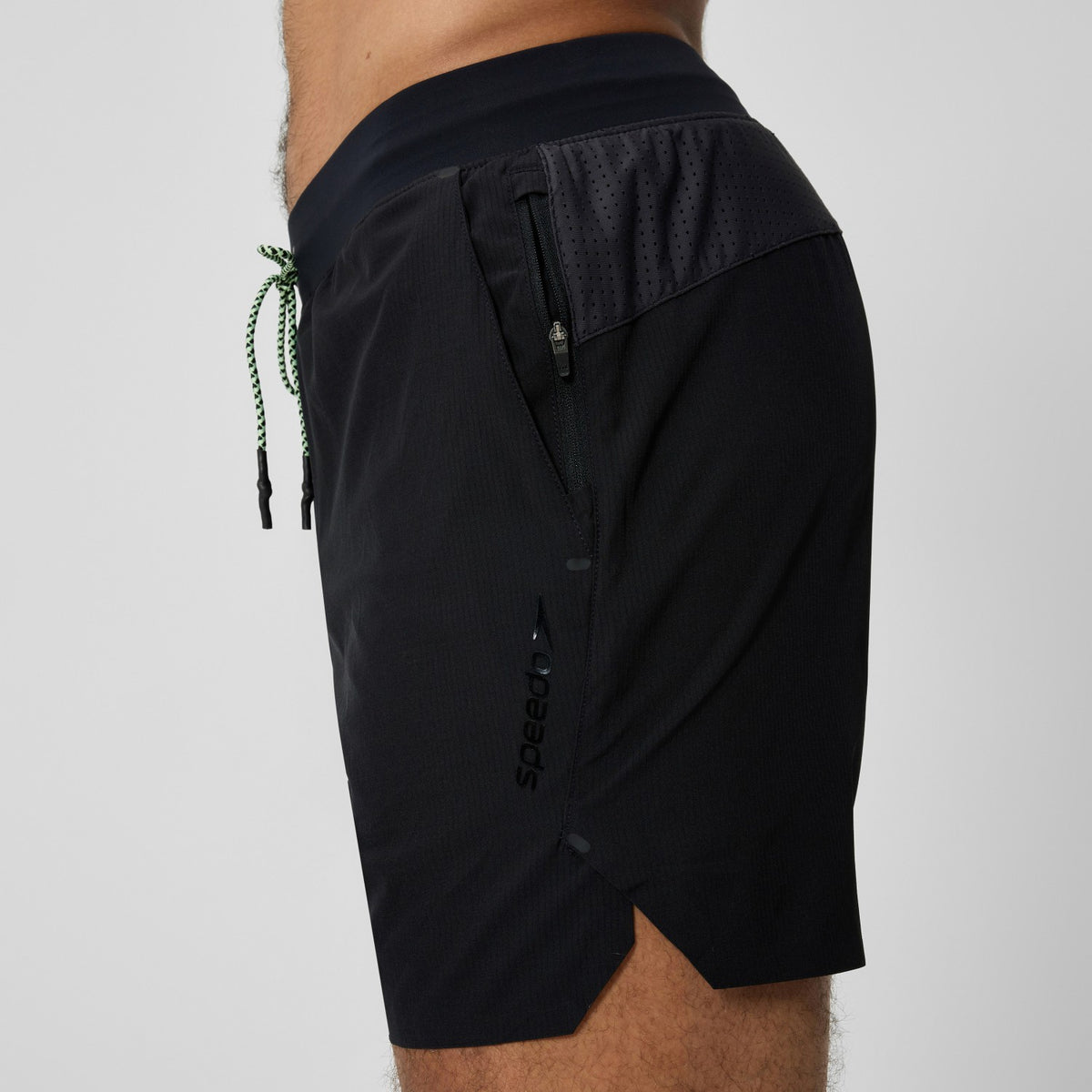 Speedo Never Stop Solid Swim Shorts Black