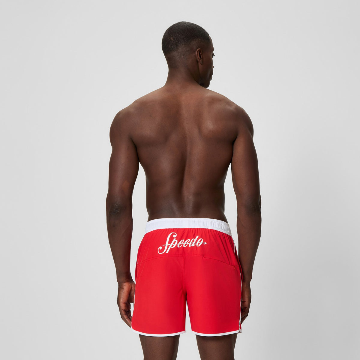 Speedo Jetstream Solid Swim Shorts Red