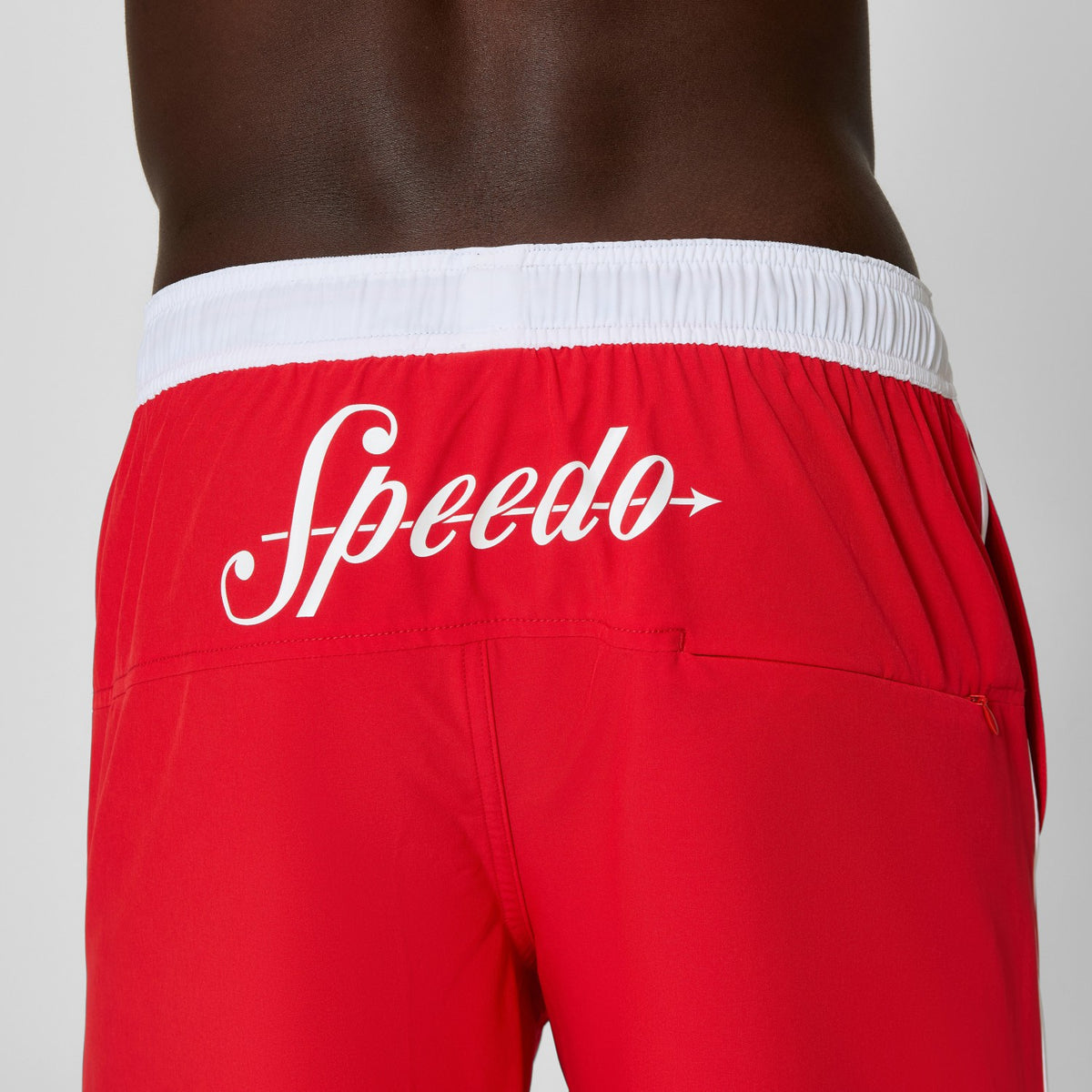 Speedo Jetstream Solid Swim Shorts Red