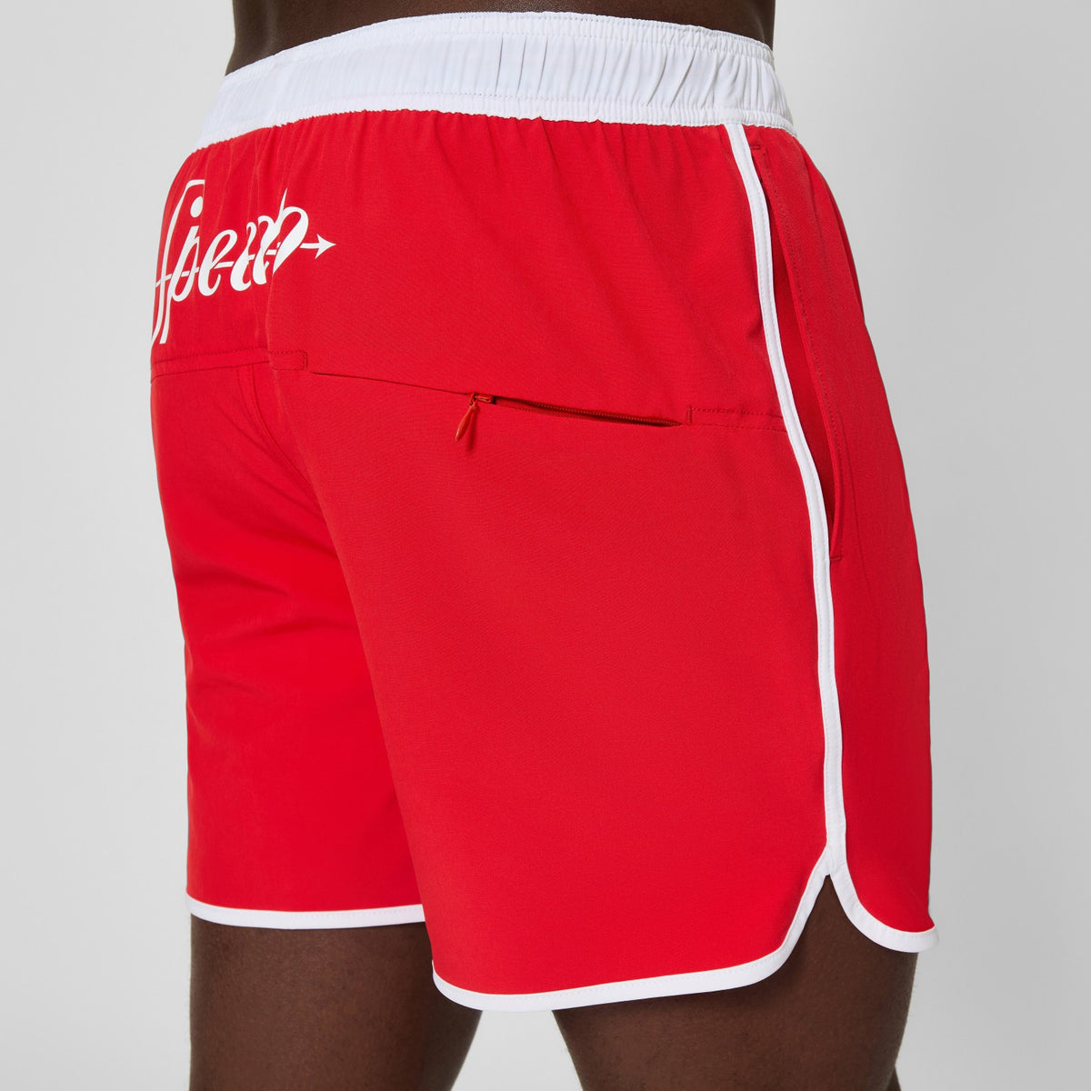 Speedo Jetstream Solid Swim Shorts Red