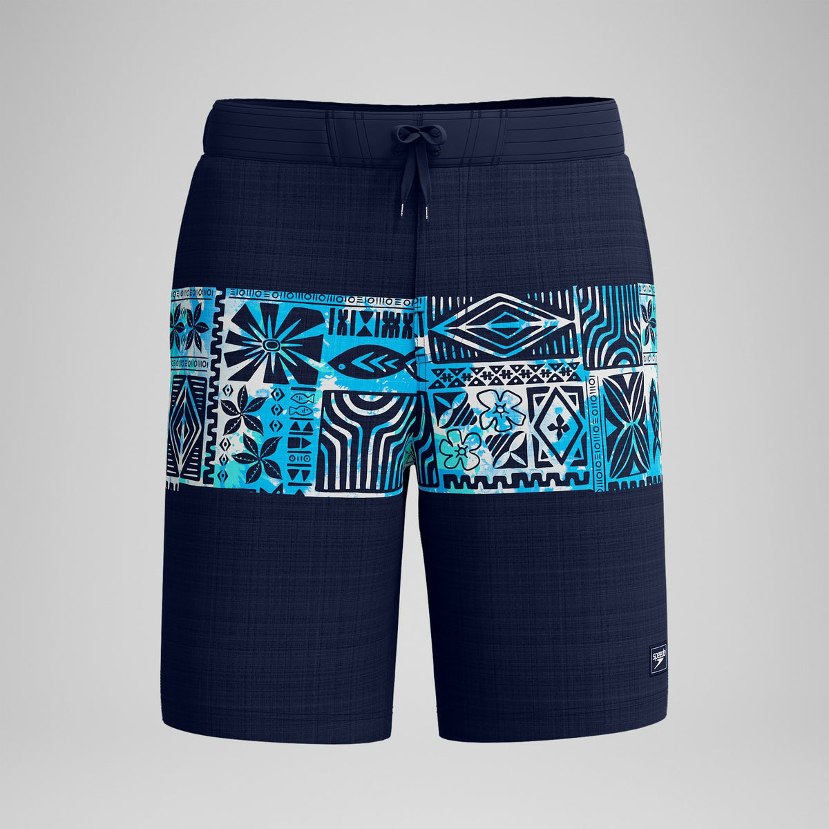 Speedo Printed Bondi Swim Shorts Navy/Blue