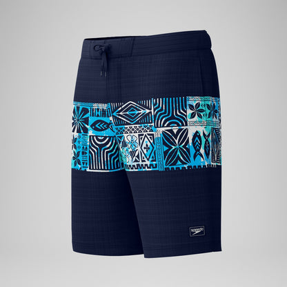 Speedo Printed Bondi Swim Shorts Navy/Blue