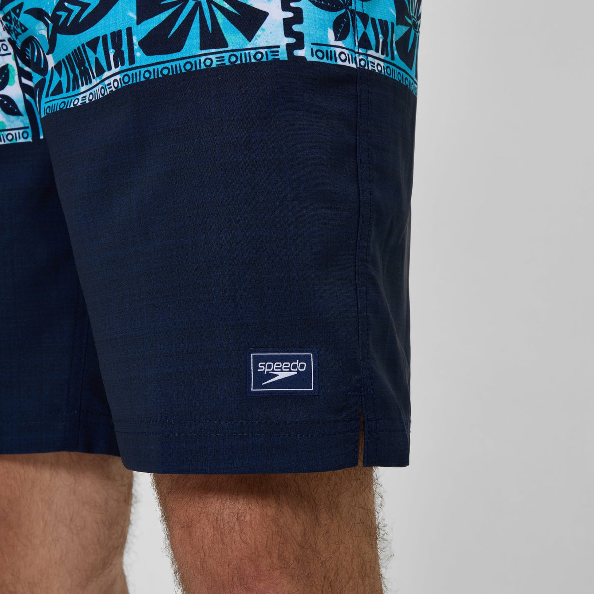 Speedo Printed Bondi Swim Shorts Navy/Blue