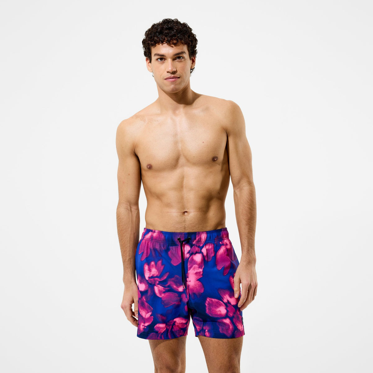 Speedo Redondo Edge Printed Swim Shorts Blue/Pink