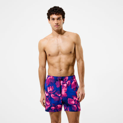 Speedo Redondo Edge Printed Swim Shorts Blue/Pink