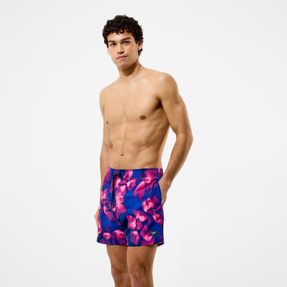 Speedo Redondo Edge Printed Swim Shorts Blue/Pink