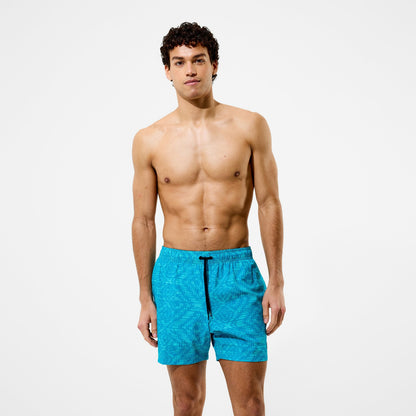 Speedo Redondo Edge Printed Swim Shorts Turquoise