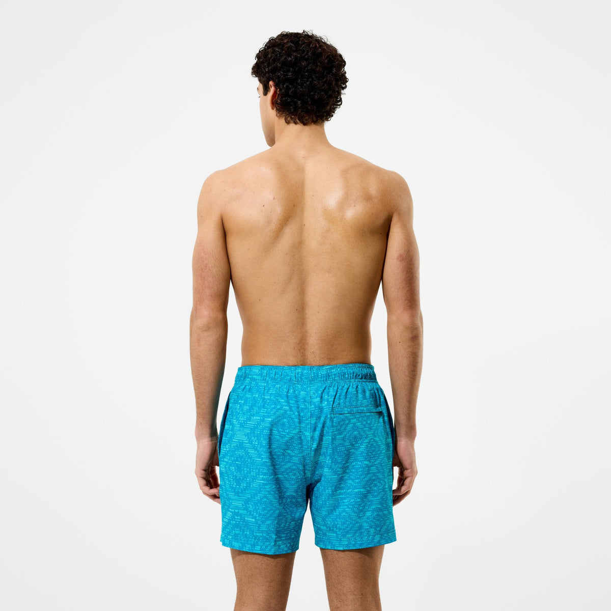 Speedo Redondo Edge Printed Swim Shorts Turquoise