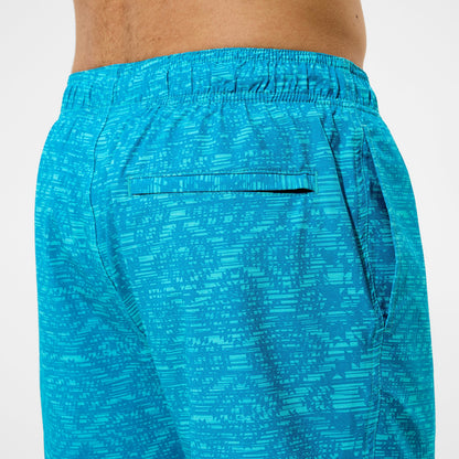 Speedo Redondo Edge Printed Swim Shorts Turquoise