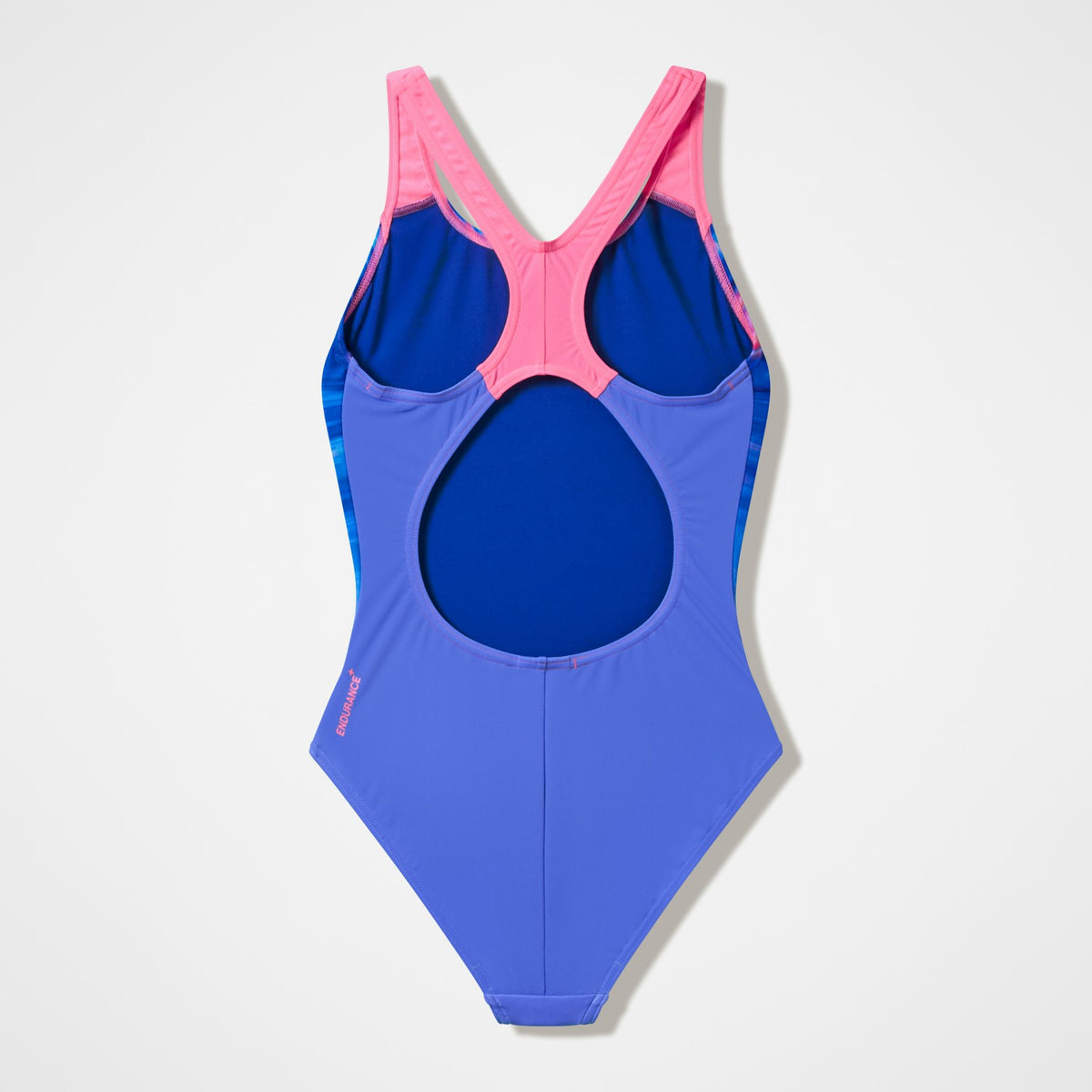 Speedo Girls Printed Splashback Swimsuit Purple/Pink