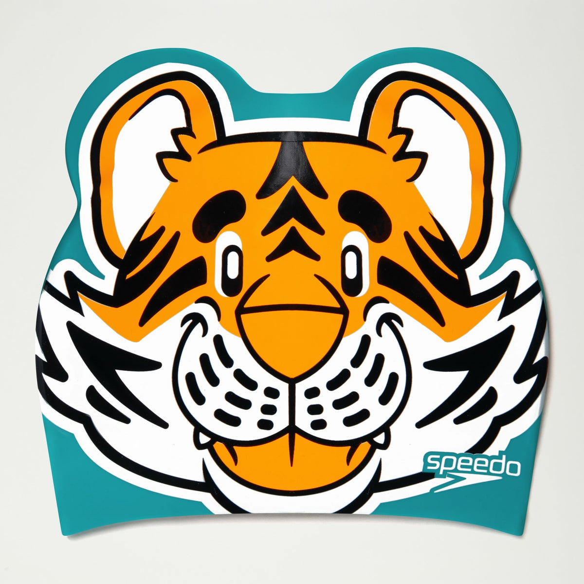 Speedo Infant Learn to Swim Aanadi Tiger Cub Cap Orange