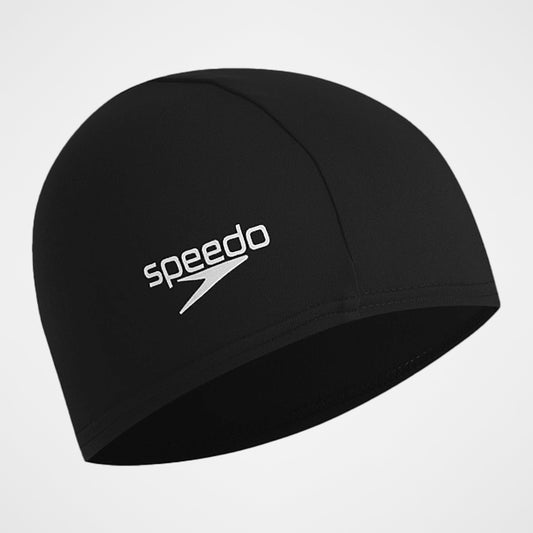 Speedo Adult Polyester Cap Black