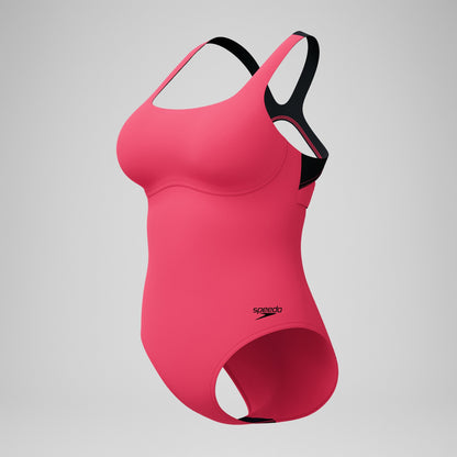 Speedo Racerback Swimsuit Pink