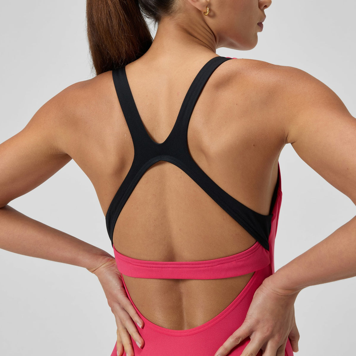 Speedo Racerback Swimsuit Pink
