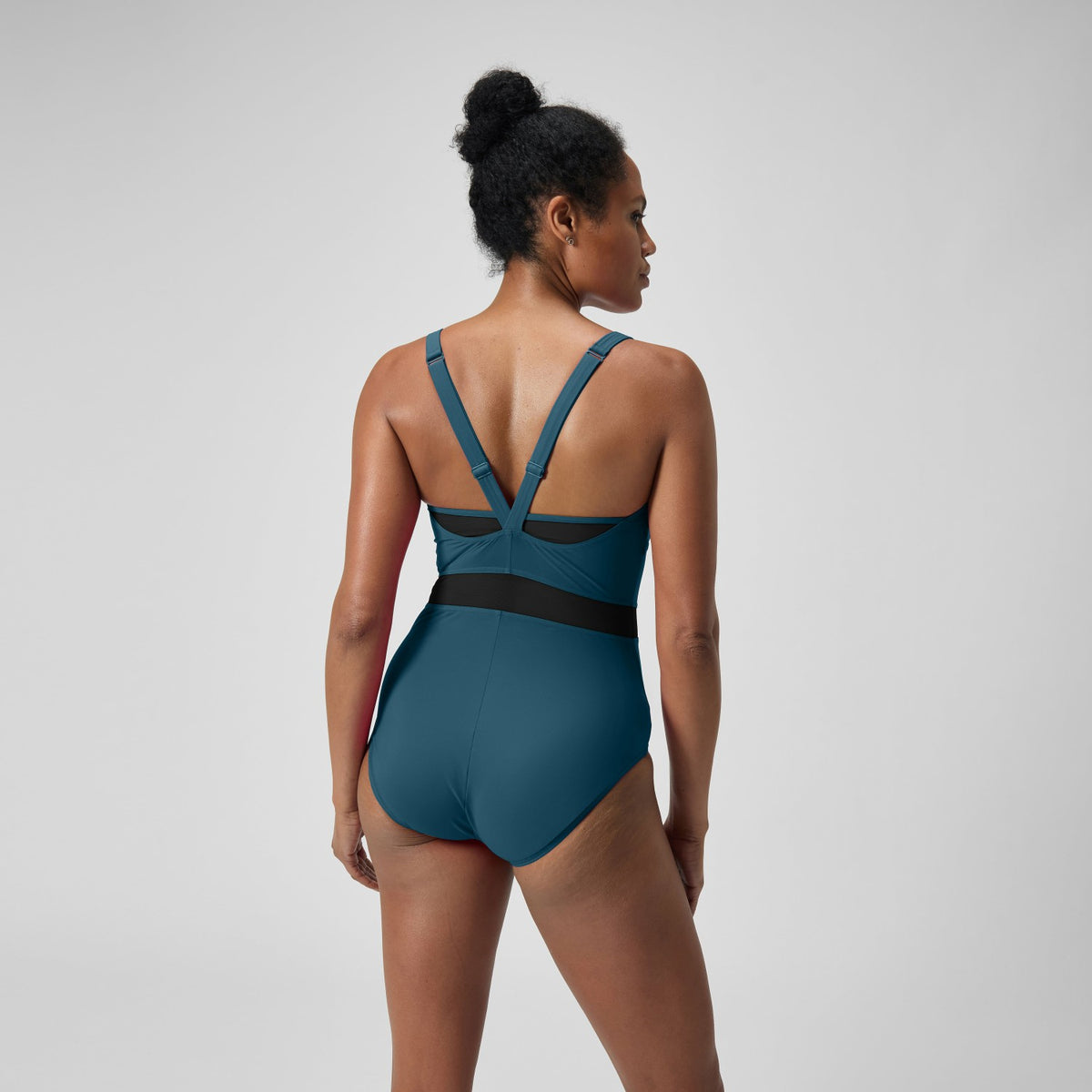 Speedo Shaping LuniaGlow Swimsuit DarkTeal/Black