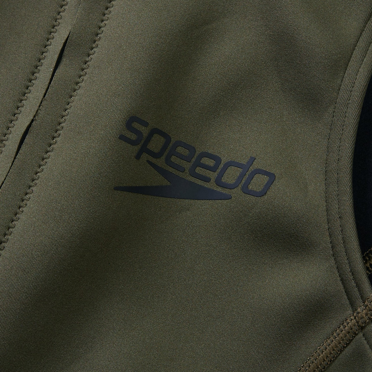 Speedo Sleeveless Thermal Swimsuit Black/Green