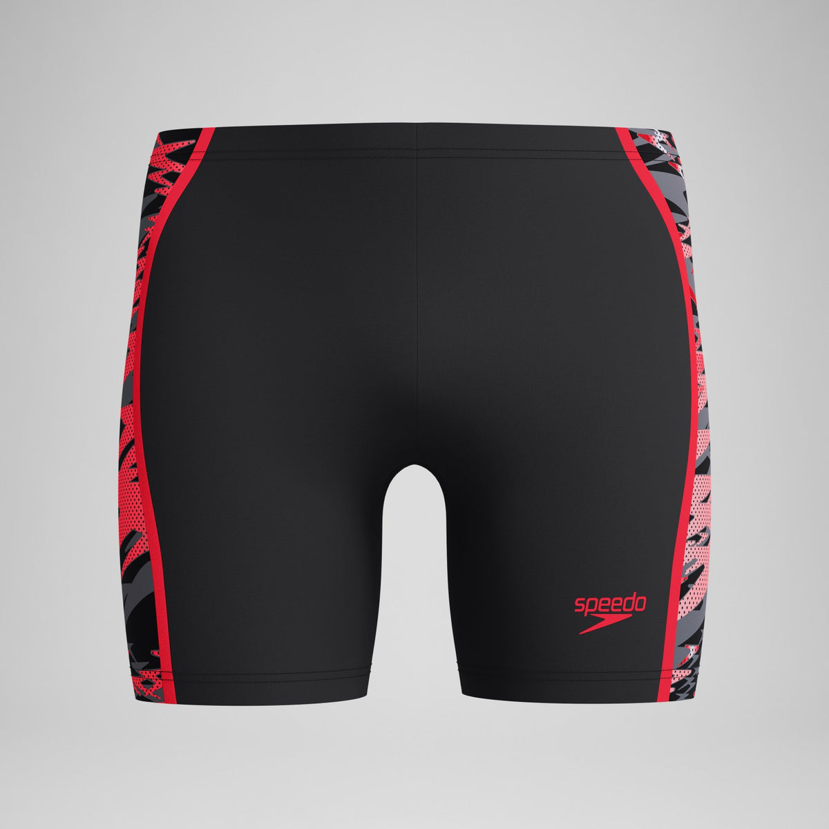 Speedo Hyperboom Splice Mid Jammer Black/Red