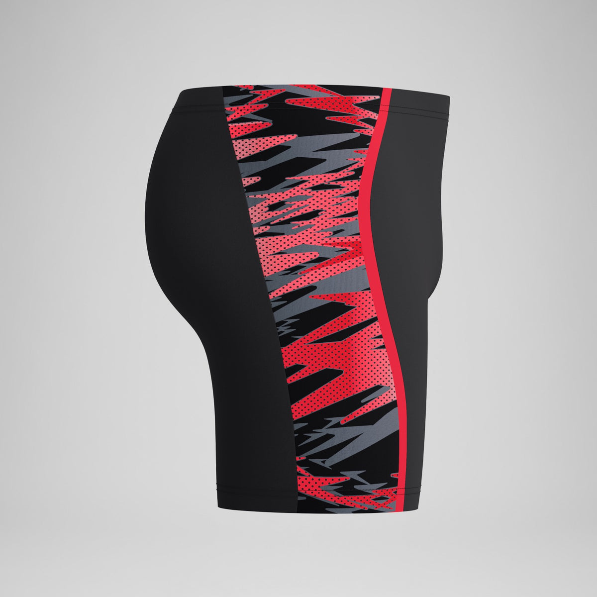 Speedo Hyperboom Splice Mid Jammer Black/Red