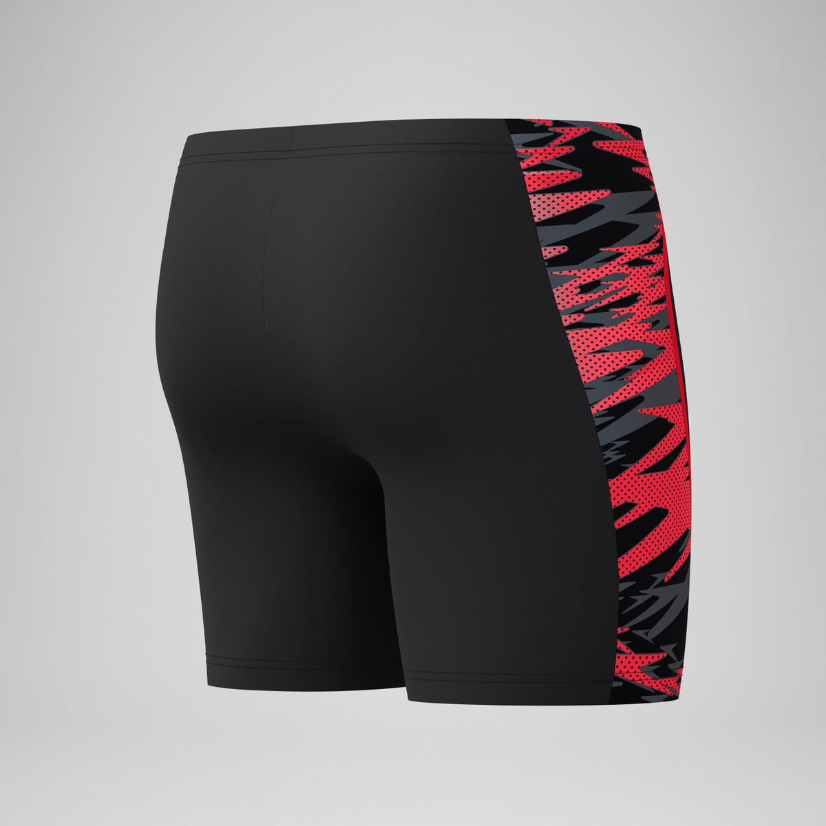Speedo Hyperboom Splice Mid Jammer Black/Red