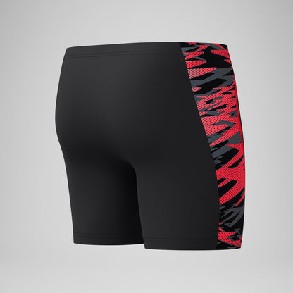 Speedo Hyperboom Splice Mid Jammer Black/Red