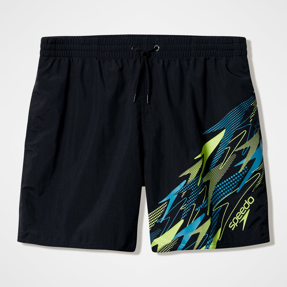 Speedo Medley Logo Swim Shorts Black/Green