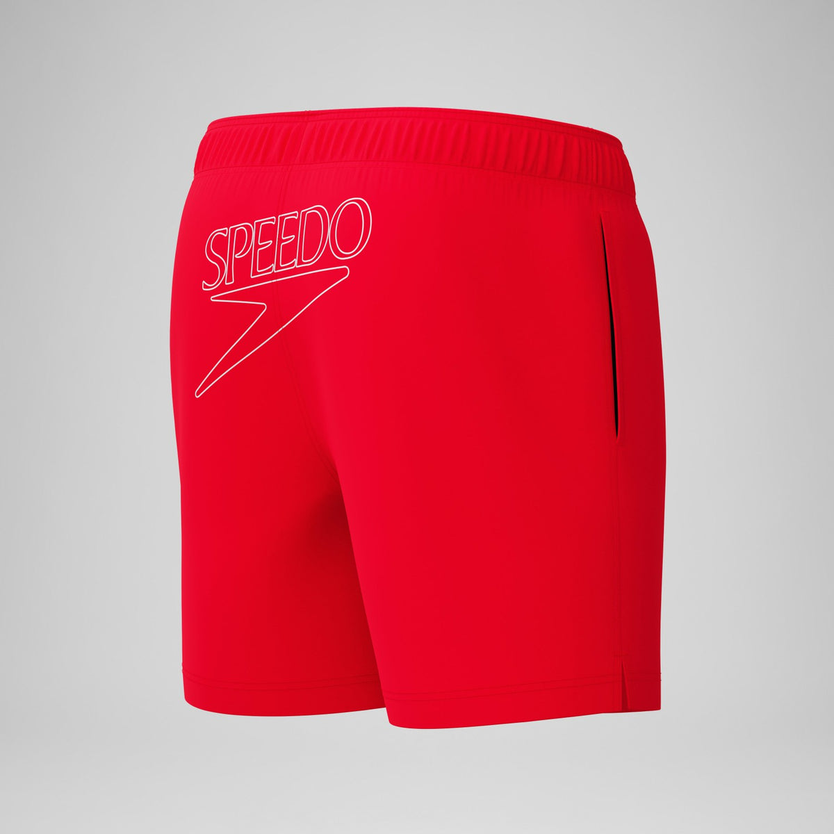 Speedo Classic Logo Swim Shorts Red