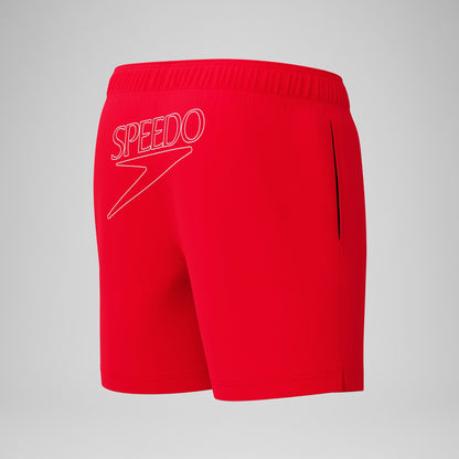 Speedo Classic Logo Swim Shorts Red