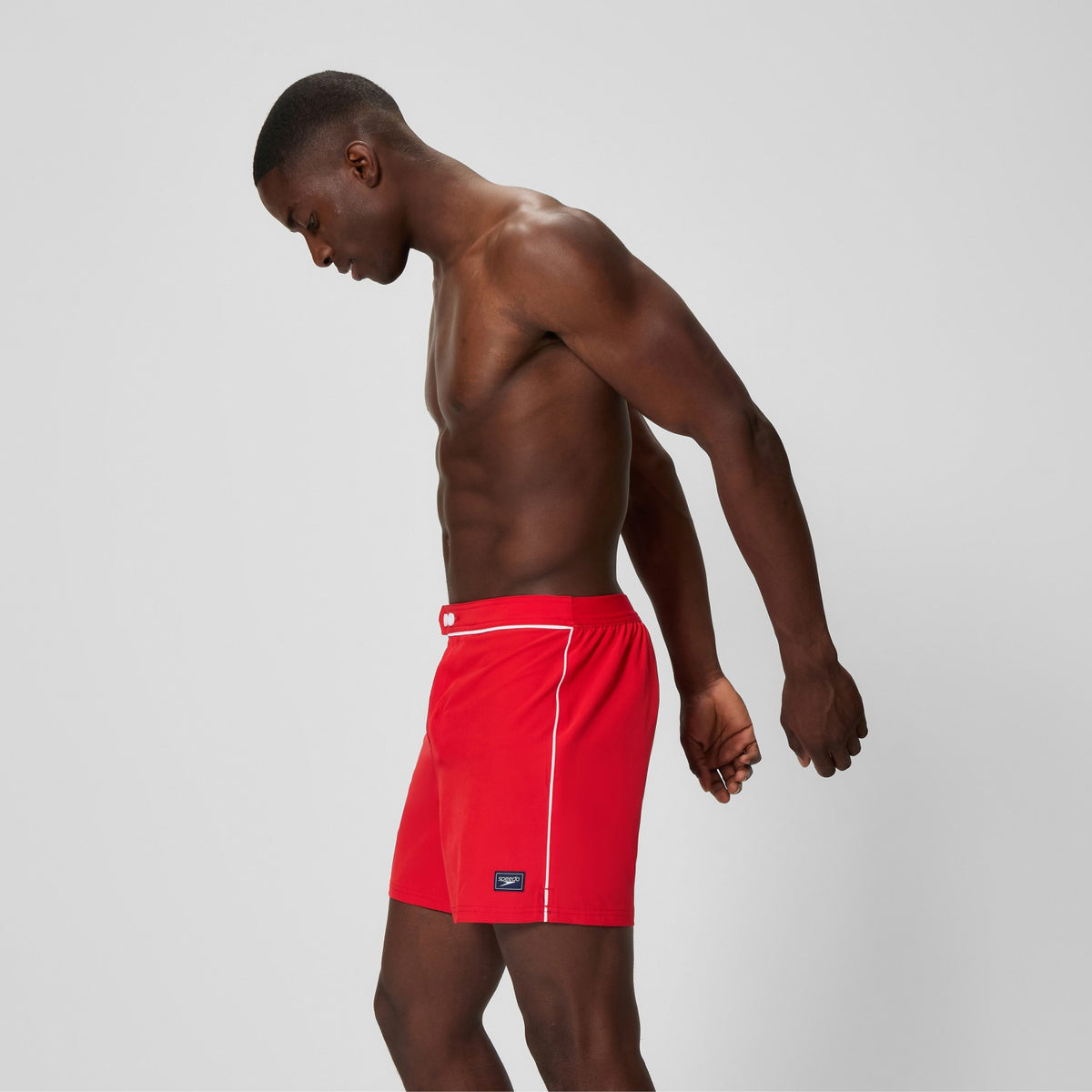 Speedo Jetstream Solid Swim Shorts Red