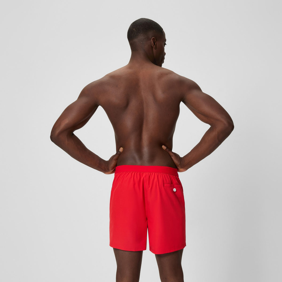 Speedo Jetstream Solid Swim Shorts Red