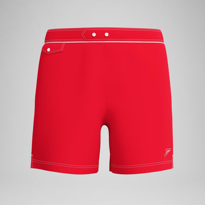 Speedo Jetstream Solid Swim Shorts Red
