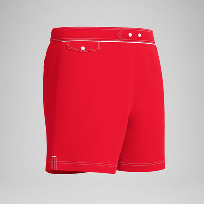Speedo Jetstream Solid Swim Shorts Red