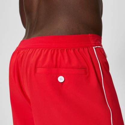 Speedo Jetstream Solid Swim Shorts Red