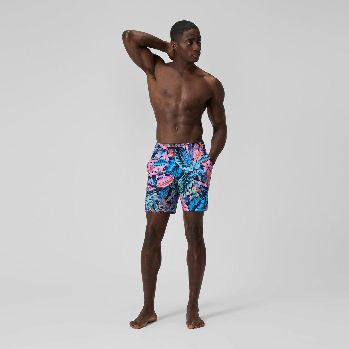 Speedo Print Rondo Edge Volley Blue