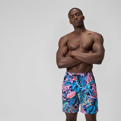 Speedo Print Rondo Edge Volley Blue
