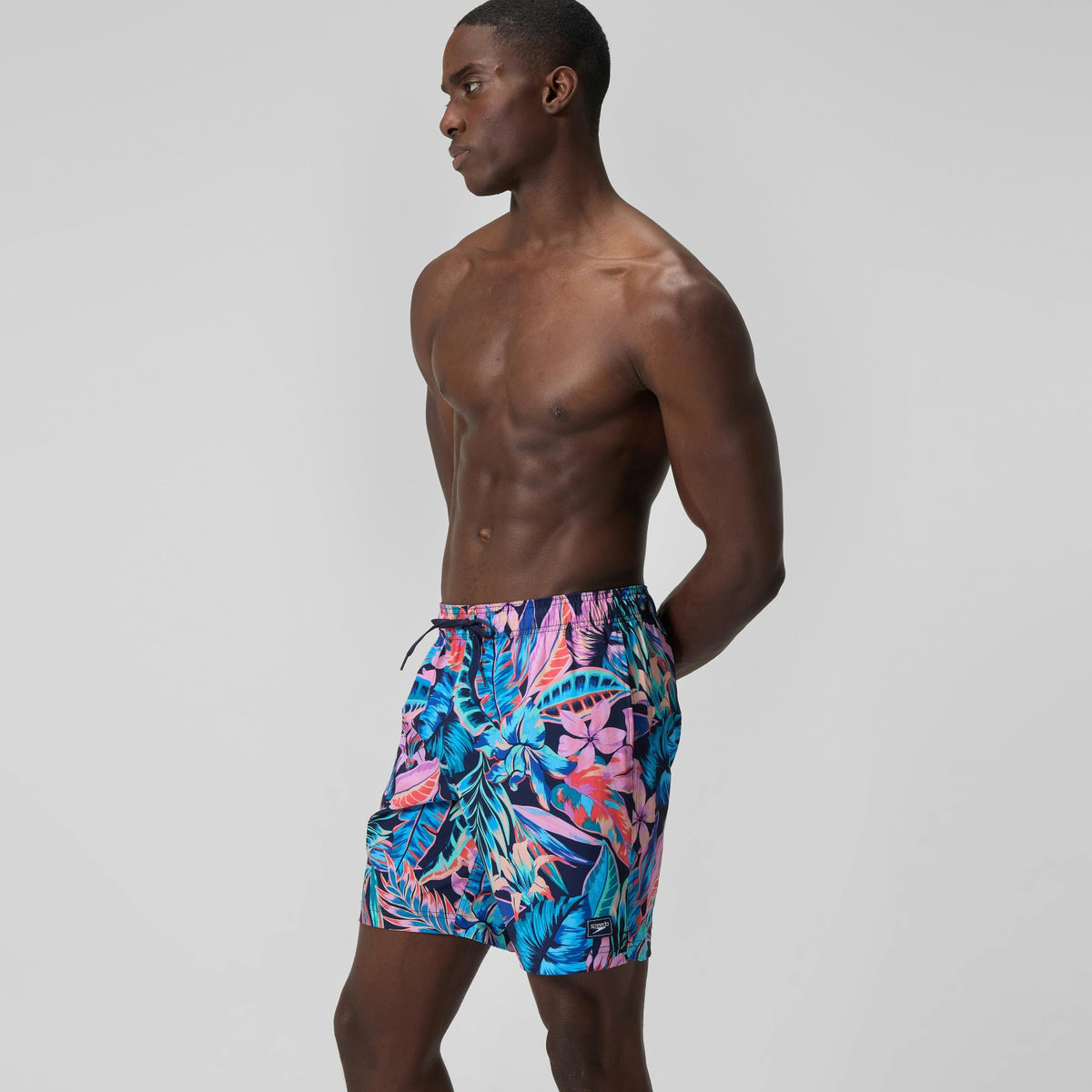 Speedo Print Rondo Edge Volley Blue