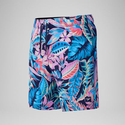 Speedo Print Rondo Edge Volley Blue