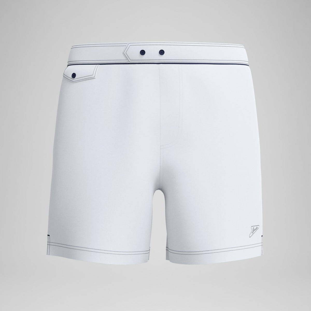 Speedo Jetstream Solid Swim Shorts White